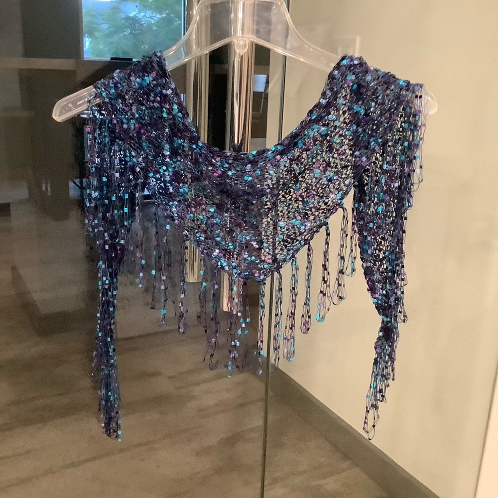 Unique Fringe Confetti Scarf